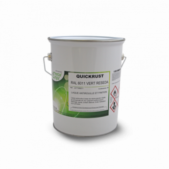 QUICKRUST Laque antirouille de finition à séchage rapide.